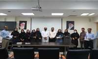 تجلیل از حسابداران بیمارستان قشم
